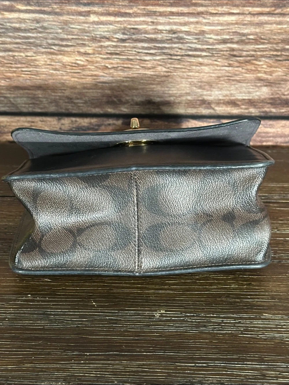 Coach Turnlock Cosmetics Bag